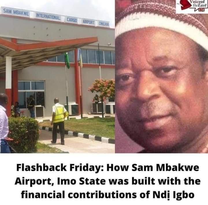 Did you know that Sam Mbakwe Airport was built with contribution of the